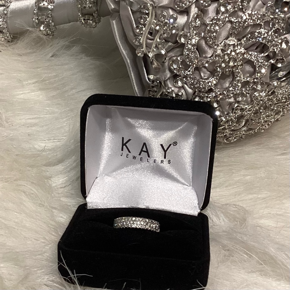 Kay Jewelers Diamond Wedding Band - Picture 2 of 6